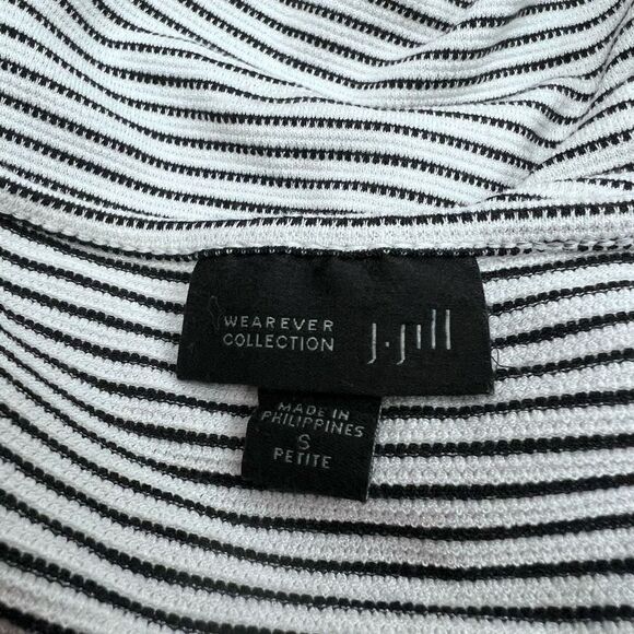 J.Jill Wearever Collection Striped Knit Tunic Top Women’s Petite Small - Picture 5 of 8